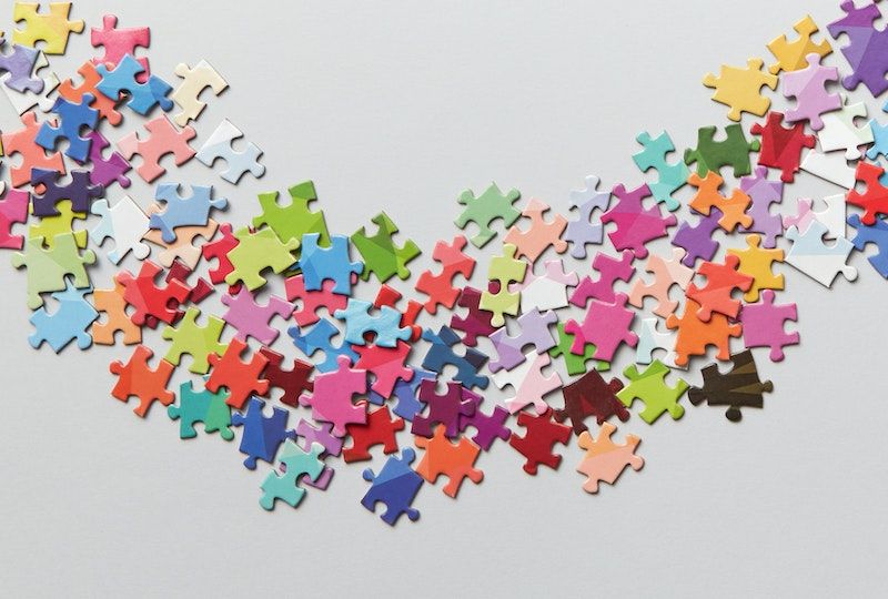 Colorful Puzzle Pieces Puzzle