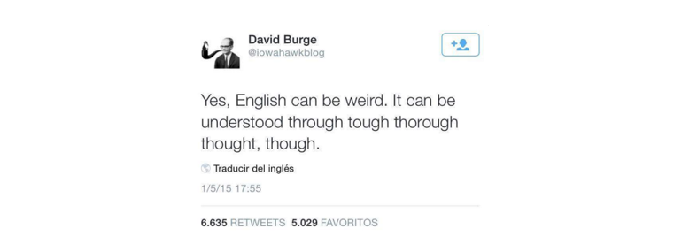 Seriously....really, English. Really? I dont even know where to begin.... Seriously....really, English. Really? I dont even know where to begin....